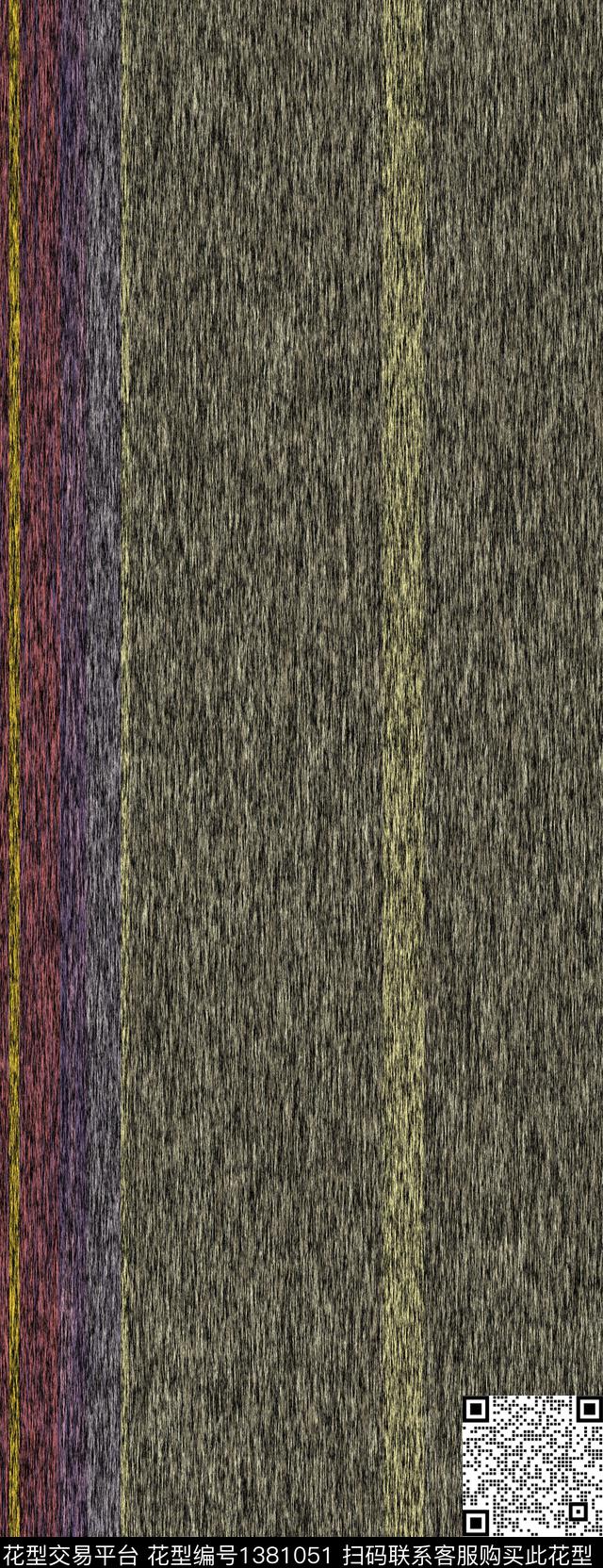 几何线条大衣数码印花华亿平台下载（图片编号: 1381051） - 瓦栏（Walan）