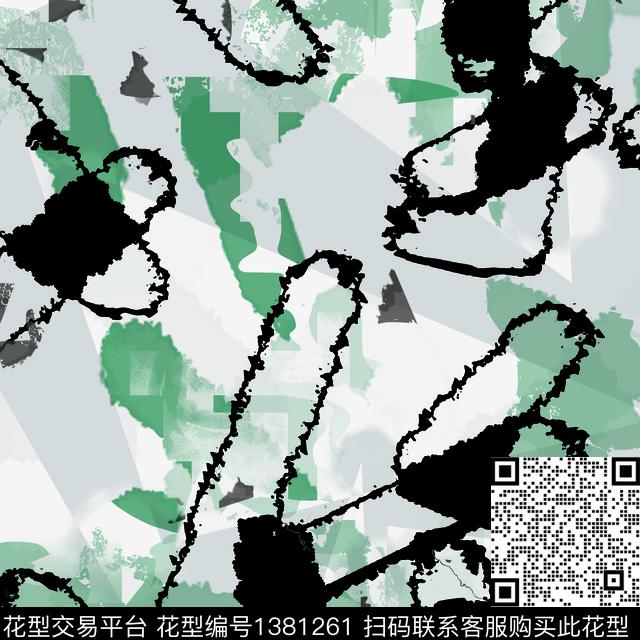几何纸印花抽象男装传统印花华亿平台下载（图片编号: 1381261） - 瓦栏（Walan）