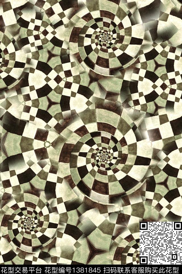 大牌风休闲艺术数码印花华亿平台下载（图片编号: 1381845） - 瓦栏（Walan）