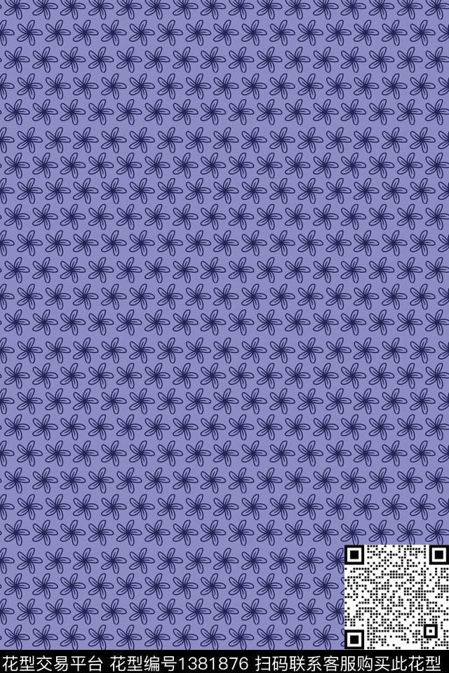 大牌风小碎花简约传统印花华亿平台下载（图片编号: 1381876） - 瓦栏（Walan）