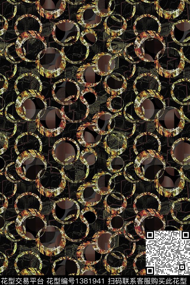 肌理复古中老年数码印花华亿平台下载（图片编号: 1381941） - 瓦栏（Walan）