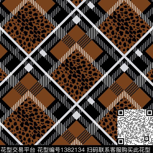 几何大牌风潮牌数码印花华亿平台下载（图片编号: 1382134） - 瓦栏（Walan）