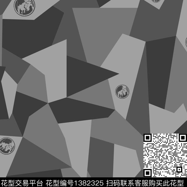 几何时尚大牌风传统印花华亿平台下载（图片编号: 1382325） - 瓦栏（Walan）