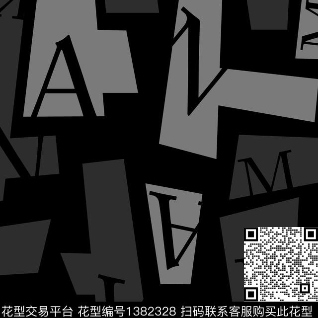 几何时尚大牌风传统印花华亿平台下载（图片编号: 1382328） - 瓦栏（Walan）