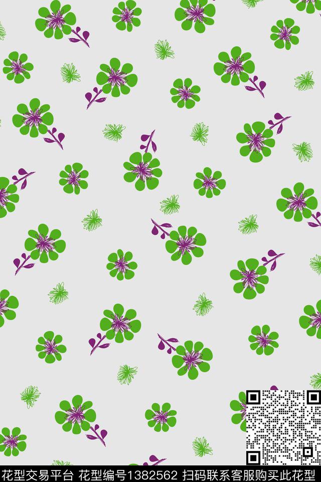 花卉花瓣大牌风数码印花华亿平台下载（图片编号: 1382562） - 瓦栏（Walan）