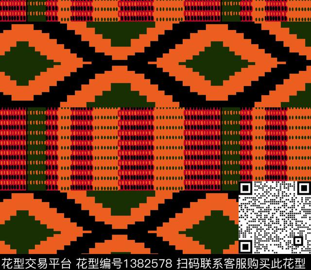 几何男装大牌风数码印花华亿平台下载（图片编号: 1382578） - 瓦栏（Walan）