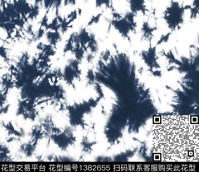 几何时尚扎染华亿平台数码印花华亿平台下载（图片编号: 1382655） - 瓦栏（Walan）