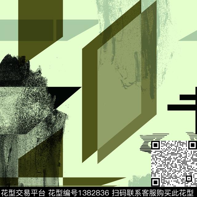 几何男装抽象男装传统印花华亿平台下载（图片编号: 1382836） - 瓦栏（Walan）