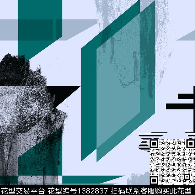 几何男装抽象男装传统印花华亿平台下载（图片编号: 1382837） - 瓦栏（Walan）