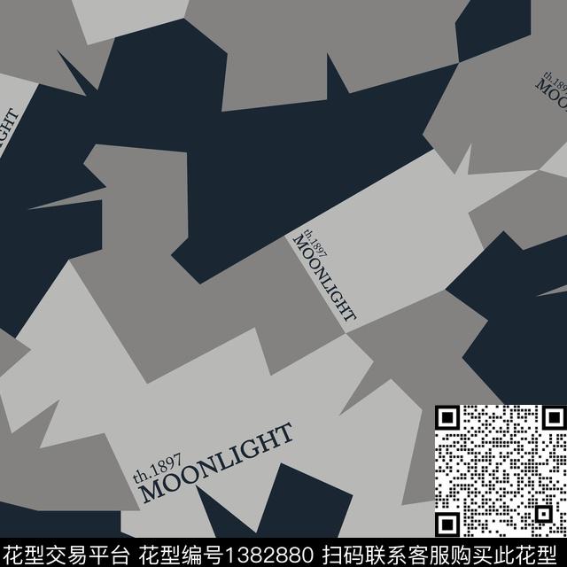 几何时尚字母传统印花华亿平台下载（图片编号: 1382880） - 瓦栏（Walan）