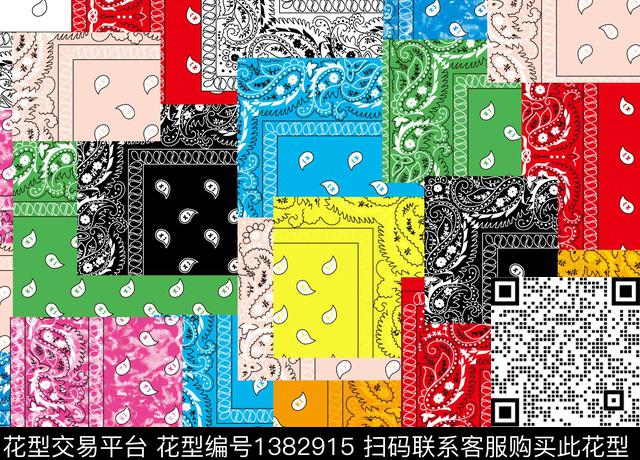 几何扎染华亿平台大牌风传统印花华亿平台下载（图片编号: 1382915） - 瓦栏（Walan）