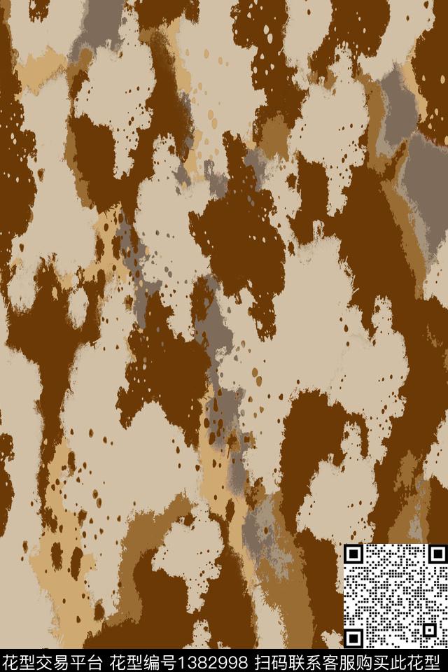 男装满版花抽象男装迷彩传统印花华亿平台下载（图片编号: 1382998） - 瓦栏（Walan）