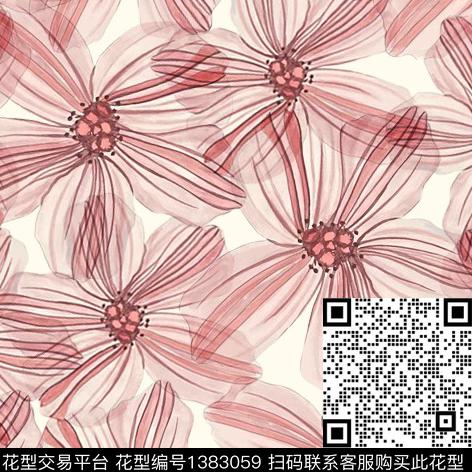 绿植树叶花卉大牌风数码印花华亿平台下载（图片编号: 1383059） - 瓦栏（Walan）