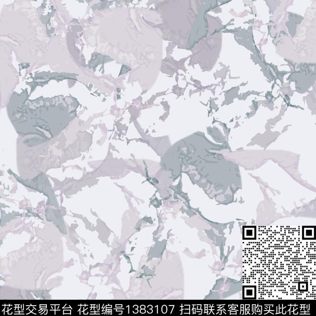 男装抽象迷彩图案数码印花华亿平台下载（图片编号: 1383107） - 瓦栏（Walan）