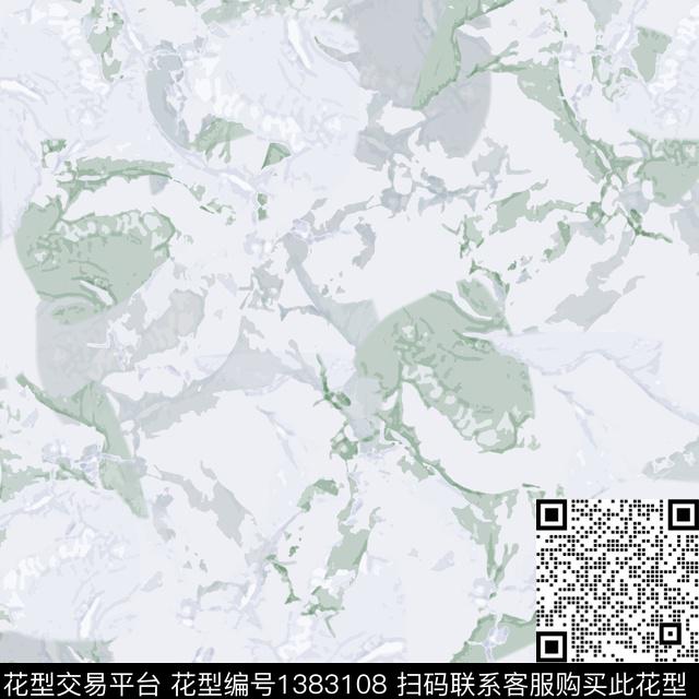 男装抽象迷彩图案数码印花华亿平台下载（图片编号: 1383108） - 瓦栏（Walan）