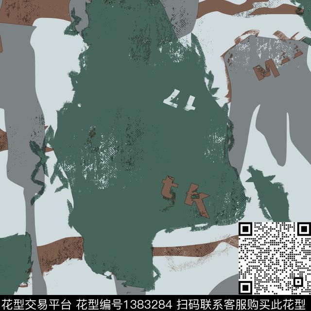 几何男装抽象男装传统印花华亿平台下载（图片编号: 1383284） - 瓦栏（Walan）