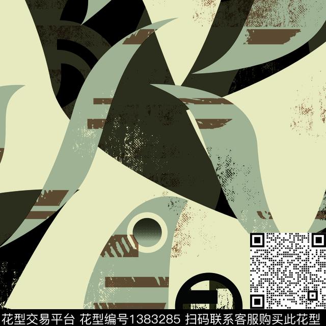 几何男装抽象男装传统印花华亿平台下载（图片编号: 1383285） - 瓦栏（Walan）