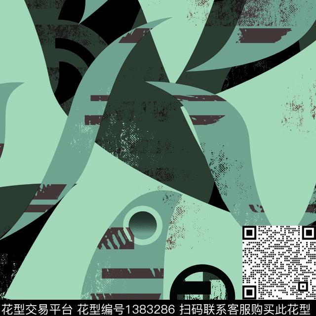 几何男装抽象男装传统印花华亿平台下载（图片编号: 1383286） - 瓦栏（Walan）