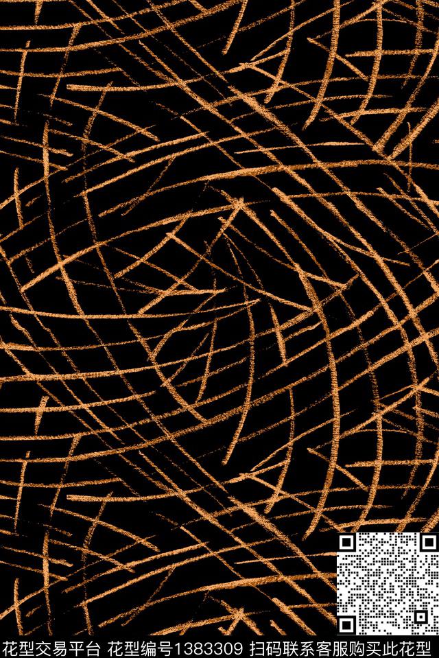 几何线条休闲数码印花华亿平台下载（图片编号: 1383309） - 瓦栏（Walan）