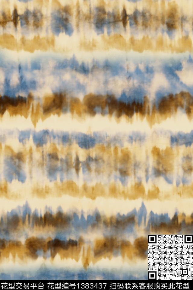 扎染华亿平台迷彩大牌风数码印花华亿平台下载（图片编号: 1383437） - 瓦栏（Walan）