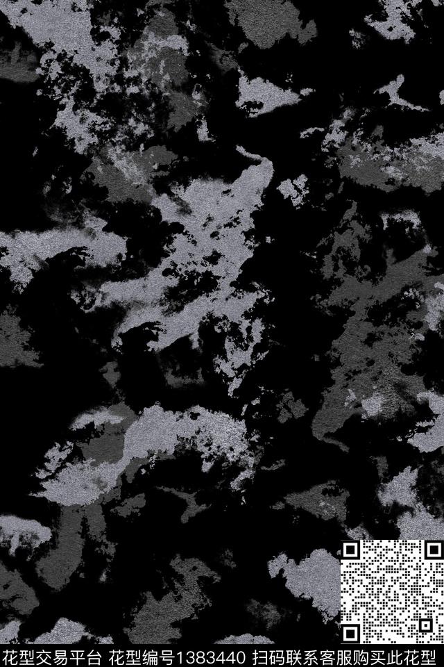 迷彩大牌风抽象数码印花华亿平台下载（图片编号: 1383440） - 瓦栏（Walan）