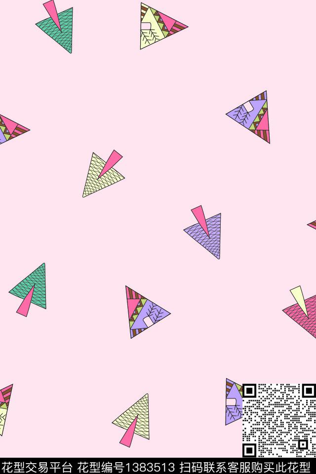 几何女装民族风数码印花华亿平台下载（图片编号: 1383513） - 瓦栏（Walan）