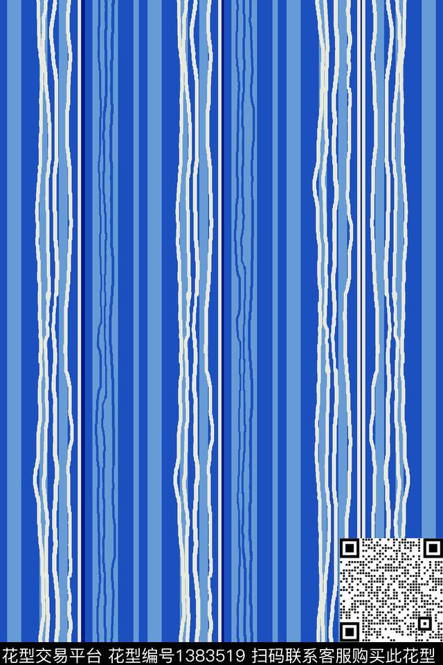 几何线条画抽象传统印花华亿平台下载（图片编号: 1383519） - 瓦栏（Walan）