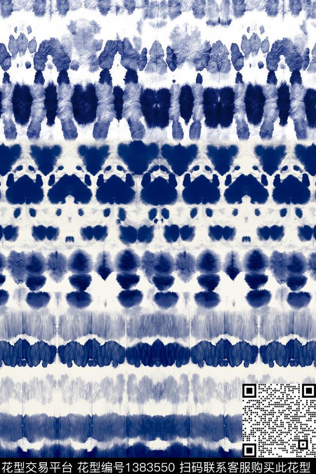几何扎染华亿平台大牌风数码印花华亿平台下载（图片编号: 1383550） - 瓦栏（Walan）