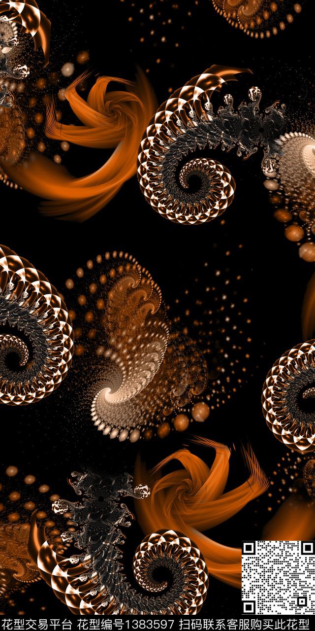 几何民族风大牌风数码印花华亿平台下载（图片编号: 1383597） - 瓦栏（Walan）