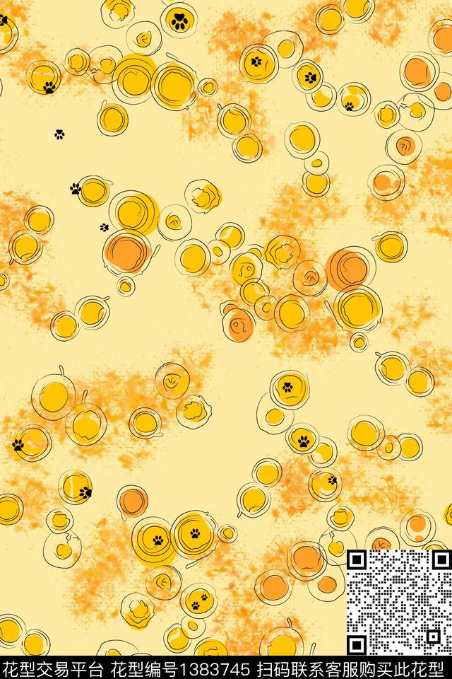 连衣裙女装休闲数码印花华亿平台下载（图片编号: 1383745） - 瓦栏（Walan）