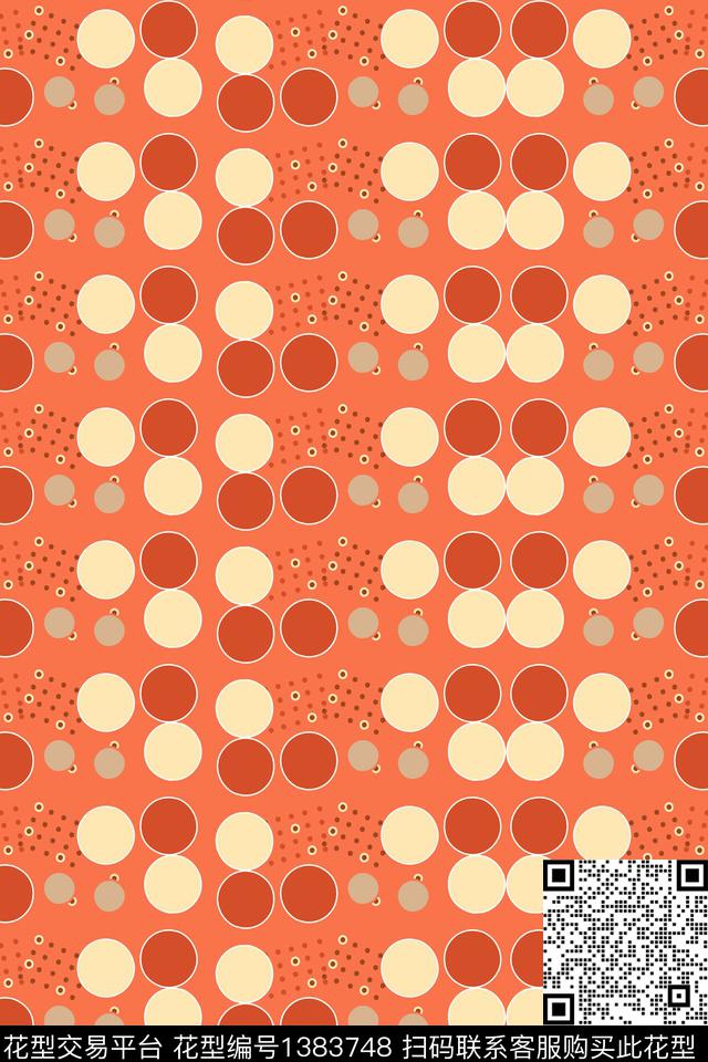 几何大牌风小清新传统印花华亿平台下载（图片编号: 1383748） - 瓦栏（Walan）