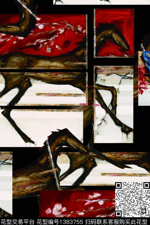 格子大牌风马数码印花华亿平台下载（图片编号: 1383755） - 瓦栏（Walan）