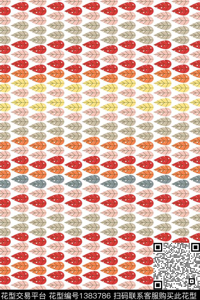 几何大牌风小清新传统印花华亿平台下载（图片编号: 1383786） - 瓦栏（Walan）