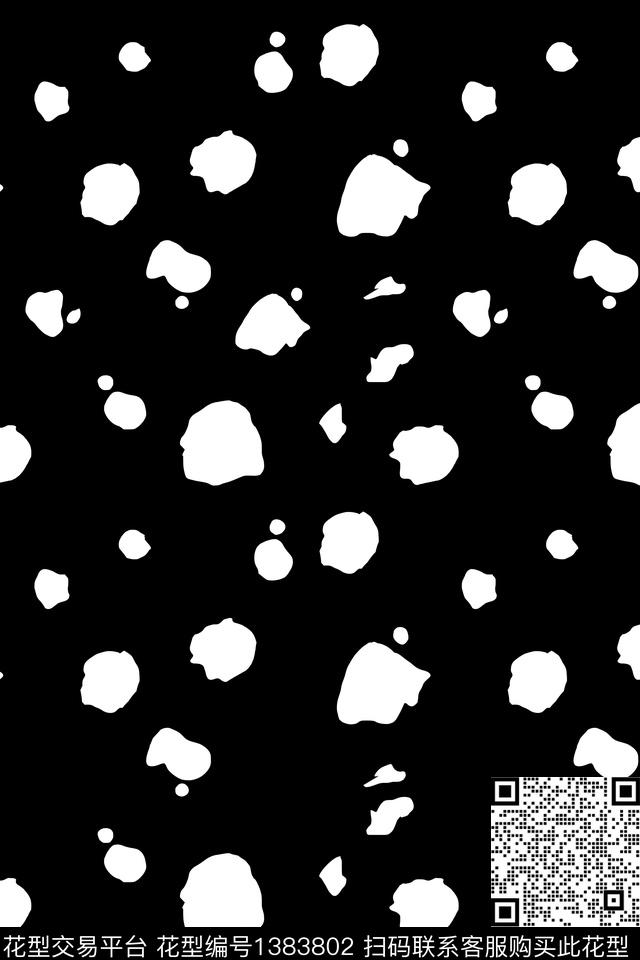 小清新趣味波点传统印花华亿平台下载（图片编号: 1383802） - 瓦栏（Walan）