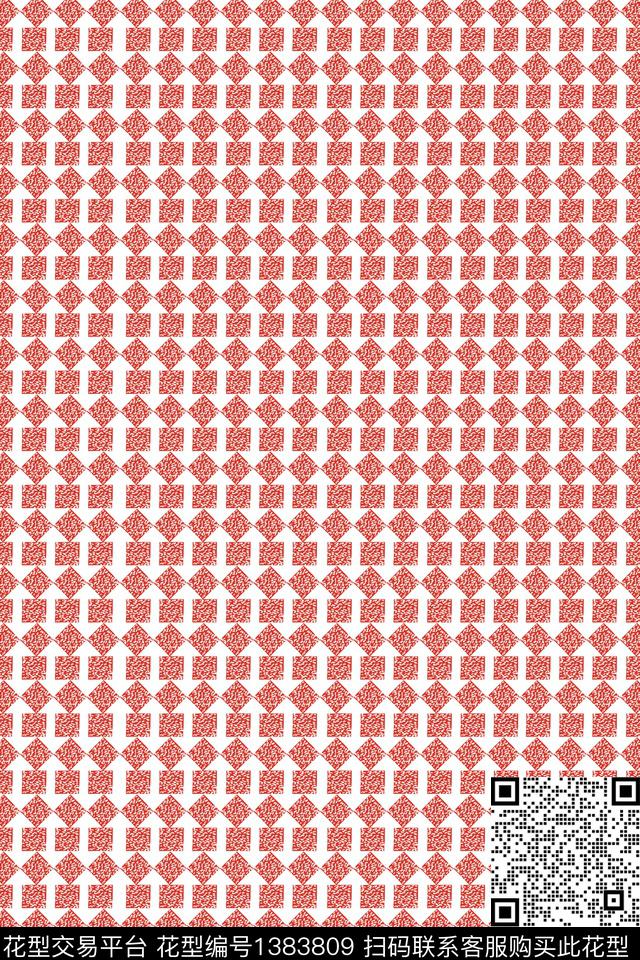 几何大牌风小清新传统印花华亿平台下载（图片编号: 1383809） - 瓦栏（Walan）