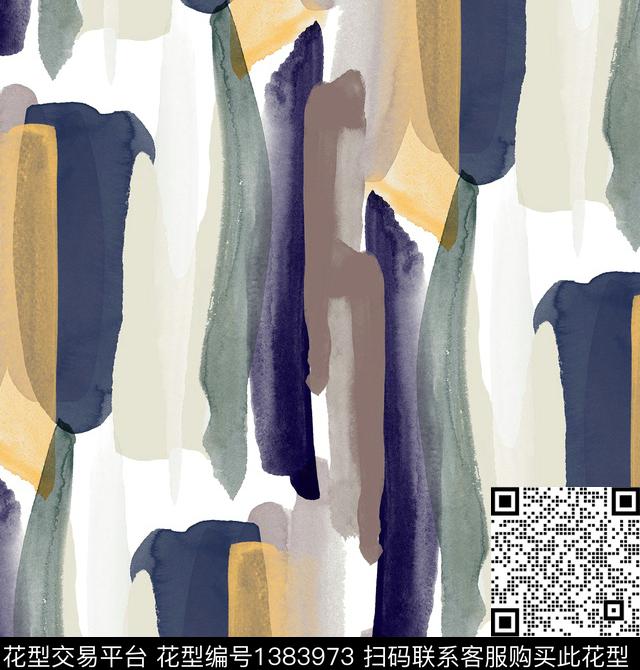 笔触小碎花手绘抽象数码印花华亿平台下载（图片编号: 1383973） - 瓦栏（Walan）