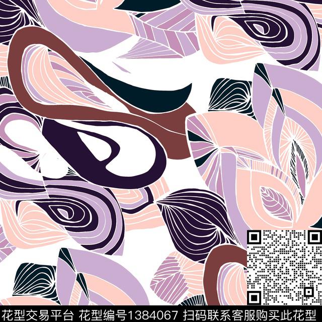 蘑菇小碎花鸟传统印花华亿平台下载（图片编号: 1384067） - 瓦栏（Walan）