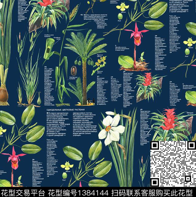 鹦鹉字母线条画数码印花华亿平台下载（图片编号: 1384144） - 瓦栏（Walan）