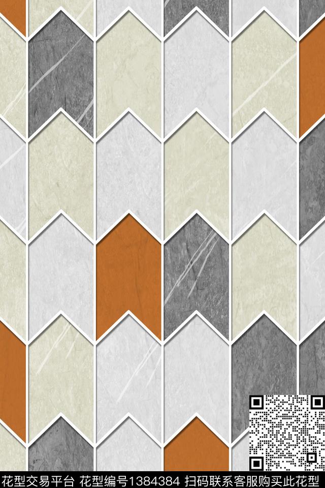 几何数码印花华亿平台下载（图片编号: 1384384） - 瓦栏（Walan）