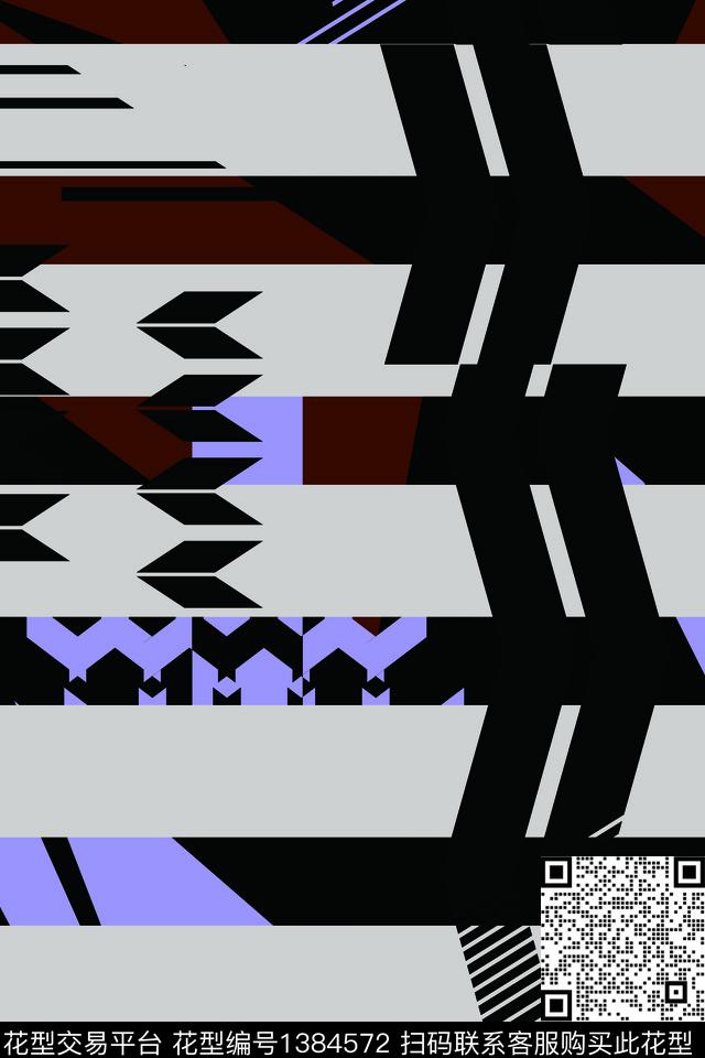 几何女装抽象男装传统印花华亿平台下载（图片编号: 1384572） - 瓦栏（Walan）