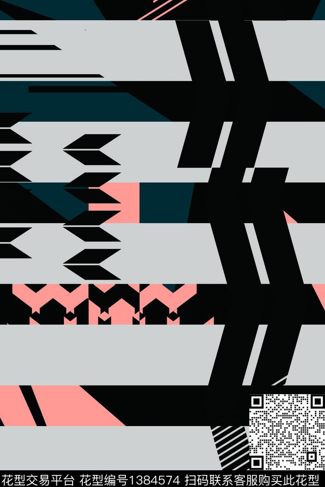 几何女装抽象男装传统印花华亿平台下载（图片编号: 1384574） - 瓦栏（Walan）