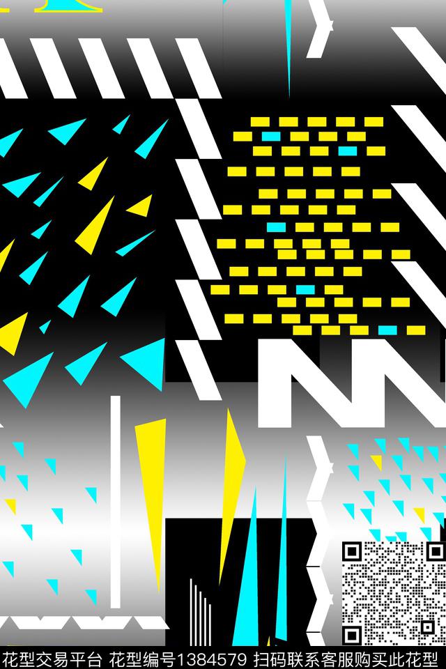 几何女装抽象男装传统印花华亿平台下载（图片编号: 1384579） - 瓦栏（Walan）