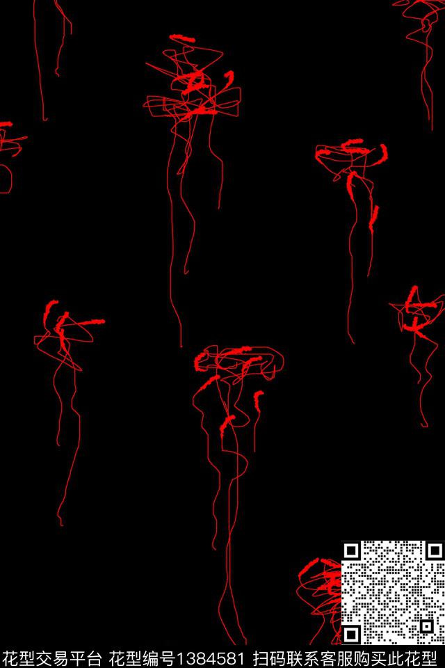 几何女装抽象男装传统印花华亿平台下载（图片编号: 1384581） - 瓦栏（Walan）