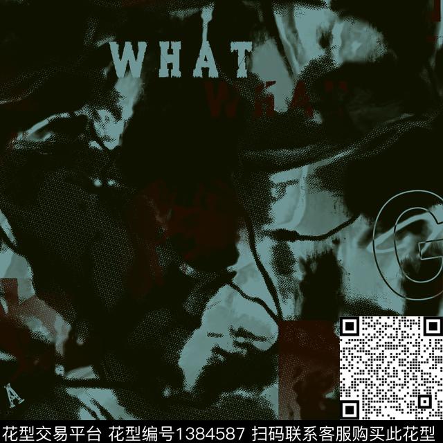 几何抽象男装大牌风传统印花华亿平台下载（图片编号: 1384587） - 瓦栏（Walan）