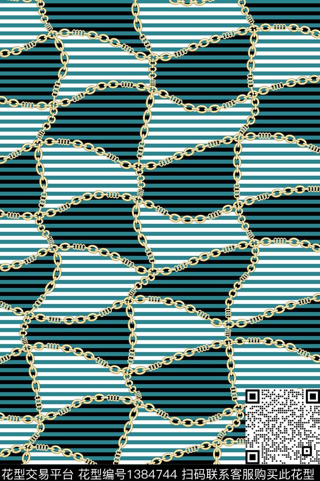 几何女装条纹数码印花华亿平台下载（图片编号: 1384744） - 瓦栏（Walan）