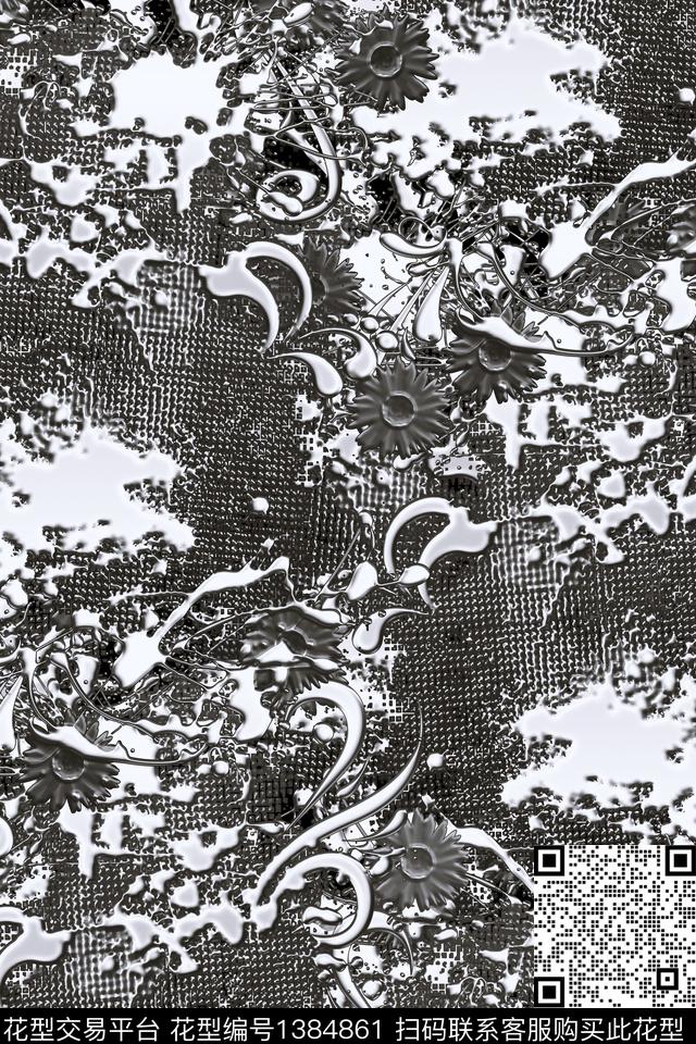 抽象男装户外家居服传统印花华亿平台下载（图片编号: 1384861） - 瓦栏（Walan）