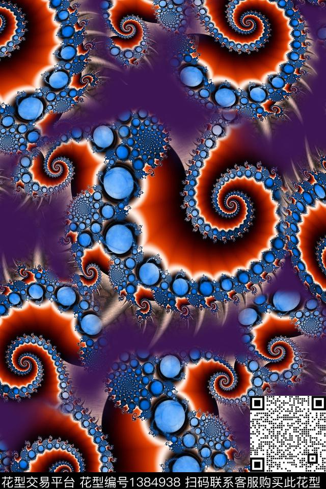 奢华大牌风炫纹数码印花华亿平台下载（图片编号: 1384938） - 瓦栏（Walan）