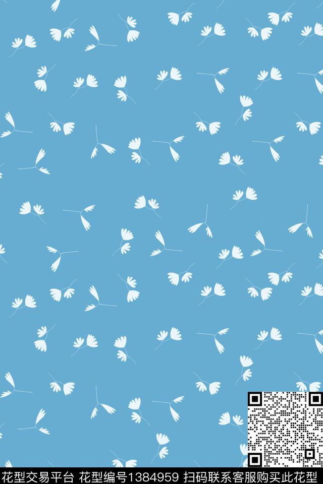 几何花卉大牌风传统印花华亿平台下载（图片编号: 1384959） - 瓦栏（Walan）