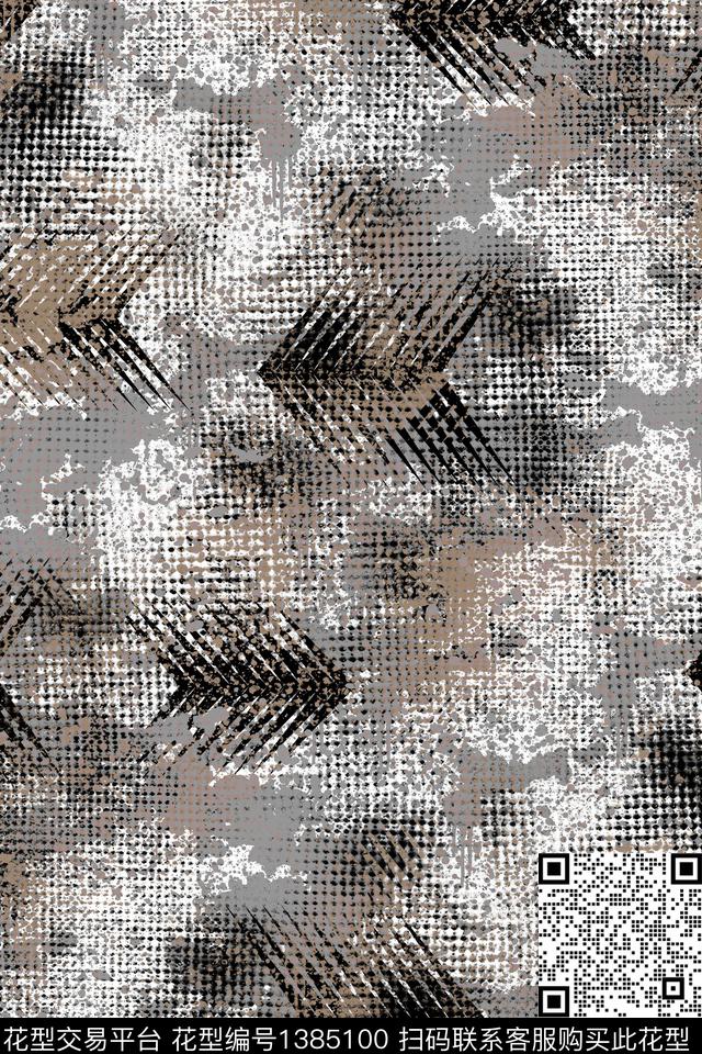 抽象男装户外家居服传统印花华亿平台下载（图片编号: 1385100） - 瓦栏（Walan）