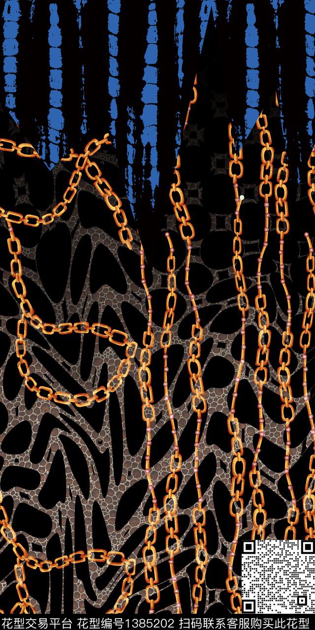 定位花豹纹链条数码印花华亿平台下载（图片编号: 1385202） - 瓦栏（Walan）